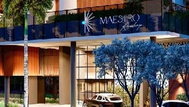 Apartamento à venda em Goiânia no Setor Oeste - Empreendimento Maestro Residenza da Construtora WV Maldi - Fachada