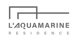 Logo do empreendimento L'Aquamarine Residence.